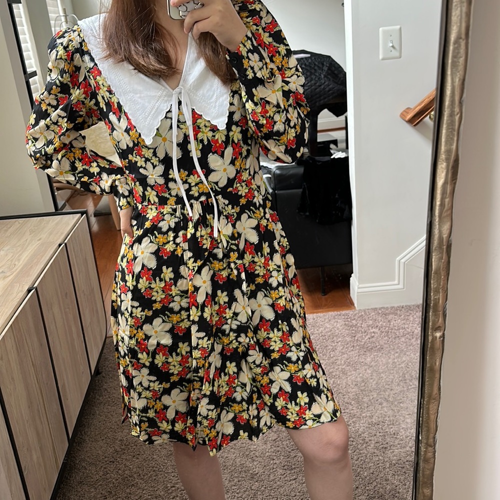 100% mulberry silk dress new